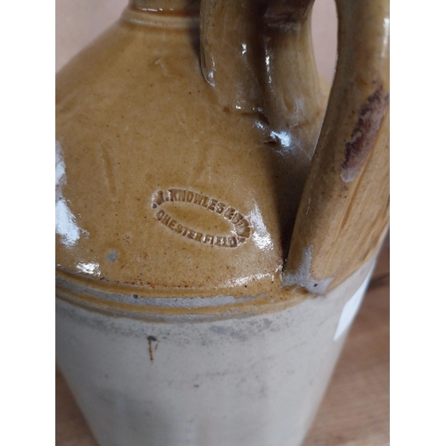 460 - Early 20th C. Watt and Ferguson Botanical Brewers Rotherham stoneware flagon with original stopper. ... 