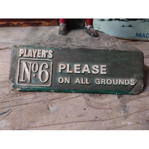 54 - Player's Please No 6 Galway GAA player advertising figure. {25 cm H x 15 cm W x 11 cm D}.