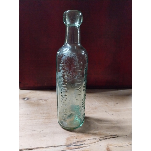 547 - City Bottling Co 40 Foyle Road Londonderry blob top bottle. {22 cm H x 6 cm Dia.}.