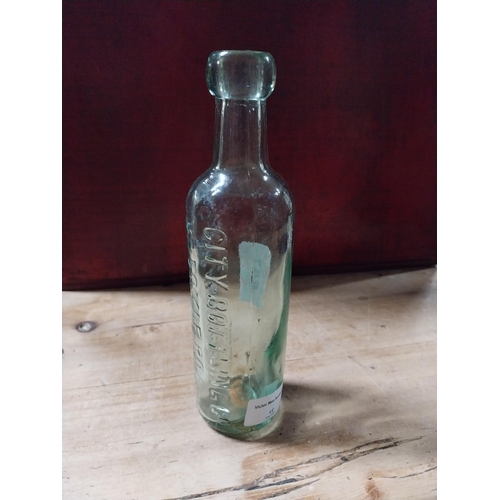 547 - City Bottling Co 40 Foyle Road Londonderry blob top bottle. {22 cm H x 6 cm Dia.}.