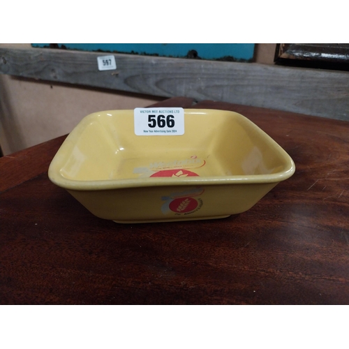 566 - Pair of Weetabix ceramic bowls. {5 cm H x 14 cm W x 14 cm D}.