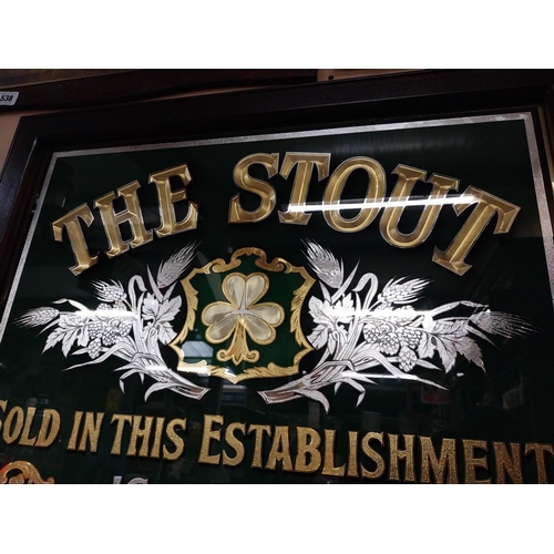 568 - The Stout Sold in this establishment is of the finest quality brewed by A Guinness and Son and Co of... 