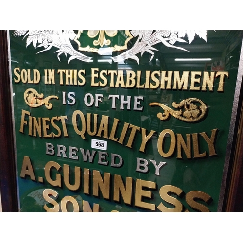 568 - The Stout Sold in this establishment is of the finest quality brewed by A Guinness and Son and Co of... 