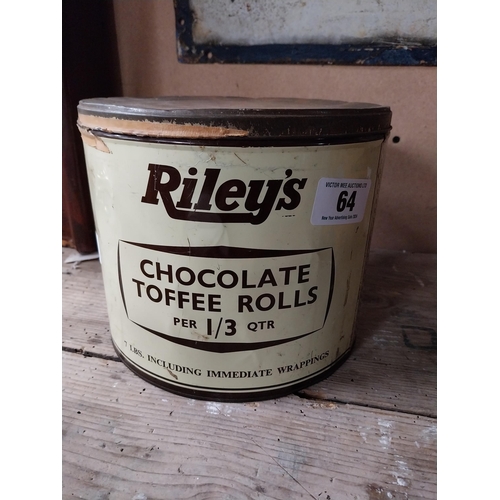 64 - Riley's Toffee Chocolate Rolls 18 cm H x 20 cm Dia.} and Capital Assortment {15 cm H x 25 cm Dia.} a... 