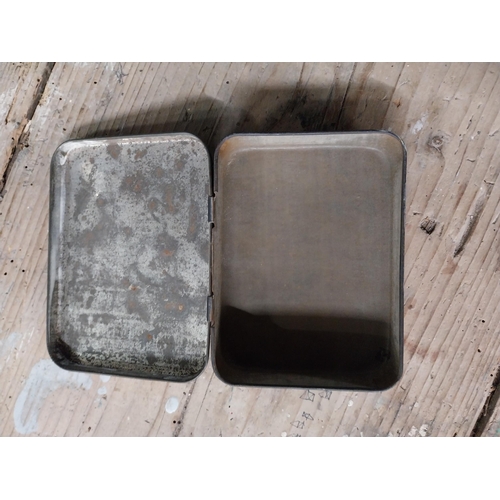 68 - Two advertising tobacco tins - Country Life and Clipper. {3 cm H x 11 cm W x 8 cm D} approx.