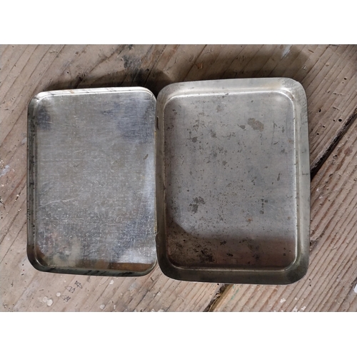 68 - Two advertising tobacco tins - Country Life and Clipper. {3 cm H x 11 cm W x 8 cm D} approx.