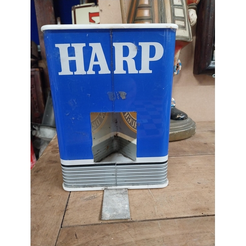 84 - Harp Lager counter font. {23 cm H x 16 cm  W x 13 cm D}.