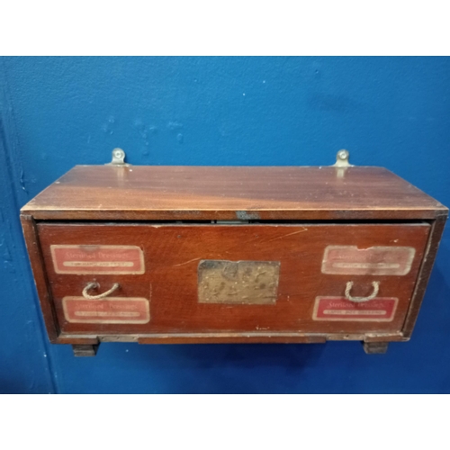 888 - Medical cabinet  {H 17cm x W 37cm x D 14cm }.