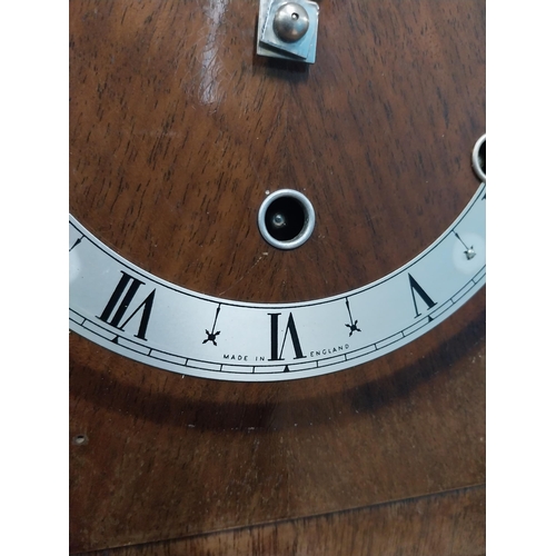 188 - Art Deco walnut grand daughter clock.