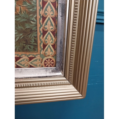 636 - Mother and Child Oil on Canvas, mounted in a gilt frame. { 115cm H X 77cm W }.