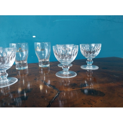 748 - Collection of cut crystal and other glasses.{ cm H  cm W cm D}.