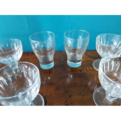 748 - Collection of cut crystal and other glasses.{ cm H  cm W cm D}.