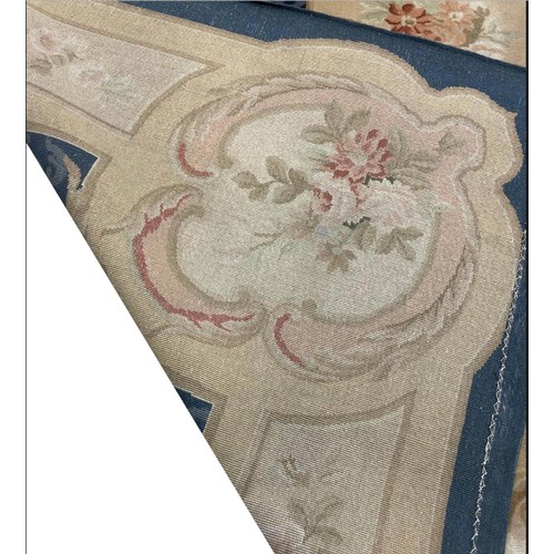 8A - Good quality Savonnerie style carpet. { 540cm L X   369cm W }.