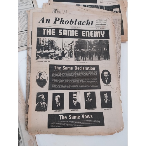 105 - Collection of 1970's and 1980's An Phoblacht papers.