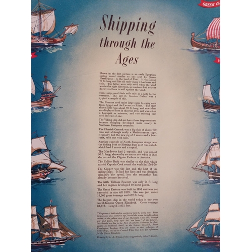 222 - Shipping Through the Ages and Enjoy the Peace of the Homeland Join A National Savings Club advertisi... 