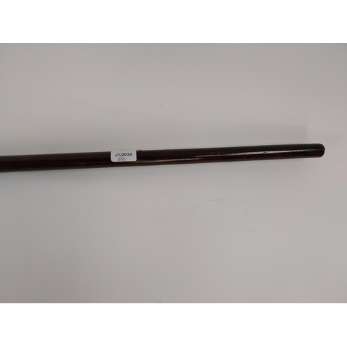 244 - Ceremonial Spear. {130 cm L x 6 cm W}.