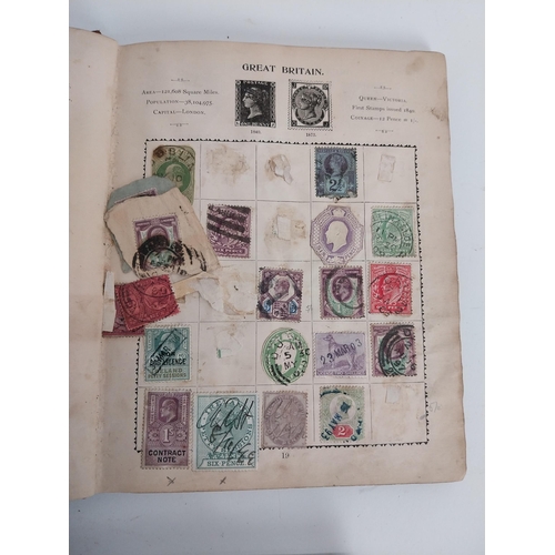 323 - Three Stamp Albums world stamps - S. America and Africa, British, Canadian and Irish stamps Album wi... 