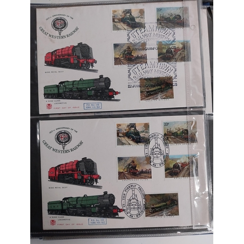 328 - Two Irish, British and British Commonwealth First day covers & unfranked stamps in albums.