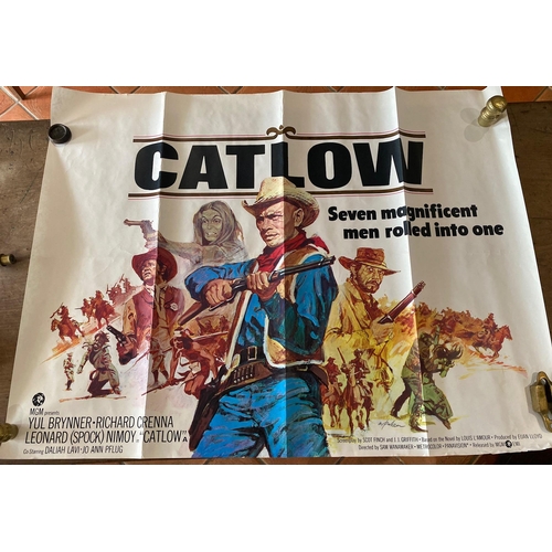 331 - Catlow Film Poster ( Western/ Comedy American Western film  {76cm H x 100 cm W}