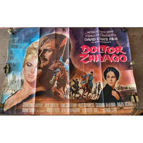 335 - Doctor Zhivago movie poster based on 1957  Novel starring Geraldine Chaplin  and  Alec Guiness {70 c... 