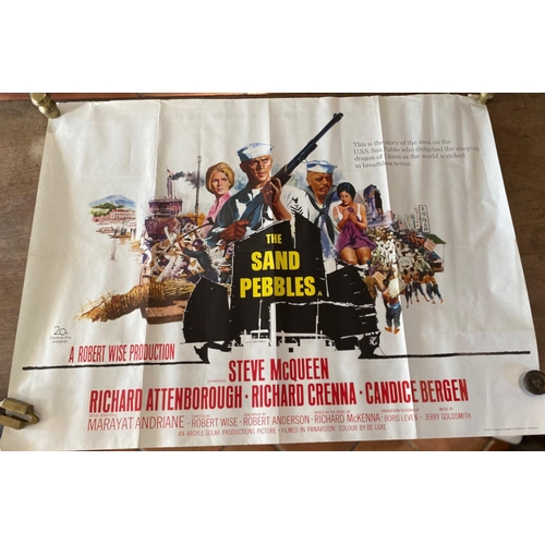 341 - The Sand Pebbles Film Poster (War/Adventure) American Epic War Film. Starring Steve McQueen.