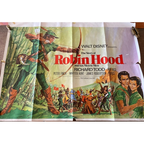 345 - The Story of Robin Hood original Walt Disney film  poster  Richard Todd, Peter Finch, Martita Hunt a... 