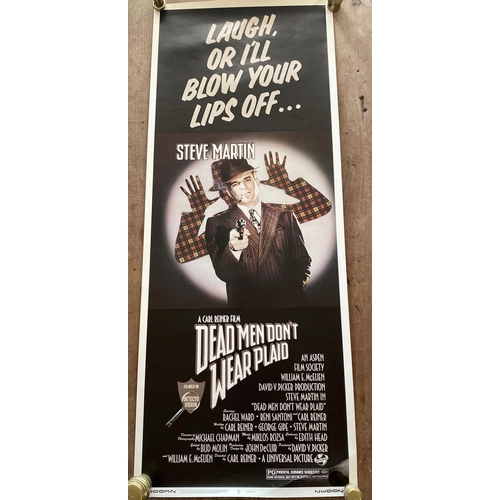 359 - Dead Men don't Wear Plaid film poster Comedy/Noir starring Steve Martin {36 cm H x 90 cm W}.