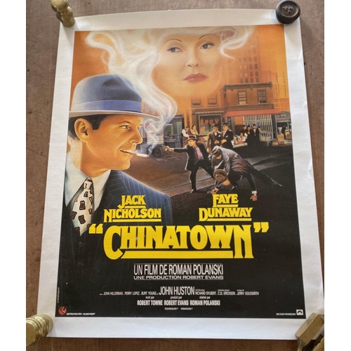 361 - Chinatown Film Poster ( Thriller /Mystery starring Jack Nicholson and Faye Dunaway {47 cm H x 60 cm ... 