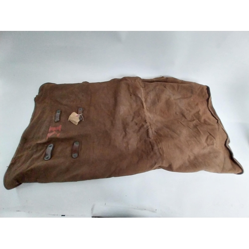 384 - 19th C. Military Unifom Cover/Saddle Bag with damage.