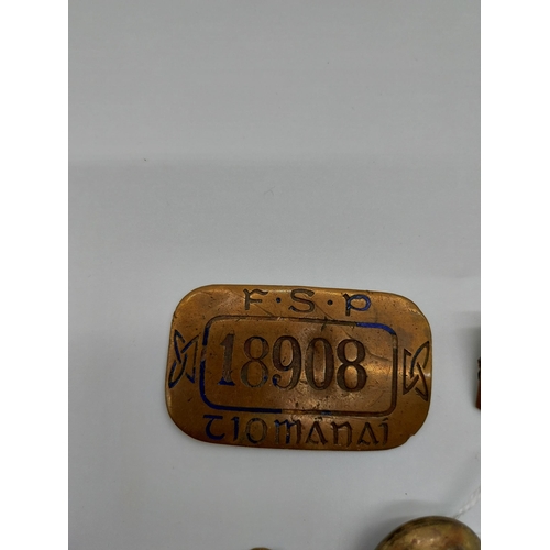 425a - Misc. lot - F.S.P. Tiomanai 18908 (Irish Public Service Vehicle Driver) Badge, �glaigh na h�ireann
(... 