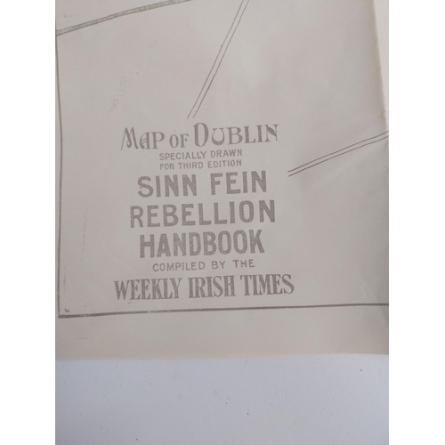 45 - Sinn Fein Rebellion Handbook Easter 1916 Irish Times with maps.