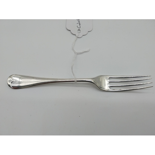 500 - Silver Sauce ladle Hallmarked in London 1852 maker Possibly James Young 37G Eng Silver Tea fork 1930... 