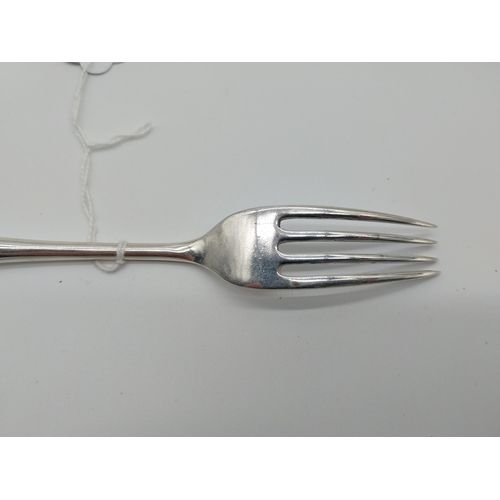 500 - Silver Sauce ladle Hallmarked in London 1852 maker Possibly James Young 37G Eng Silver Tea fork 1930... 