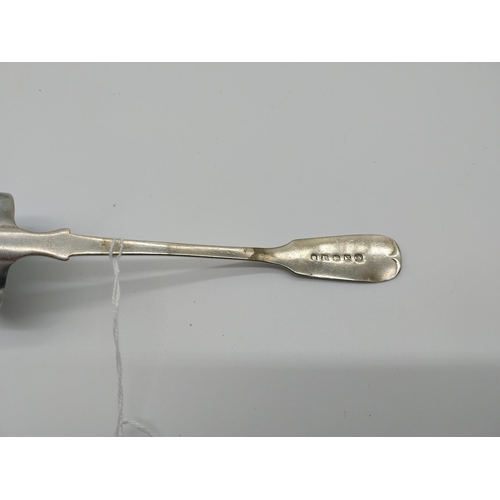 500 - Silver Sauce ladle Hallmarked in London 1852 maker Possibly James Young 37G Eng Silver Tea fork 1930... 