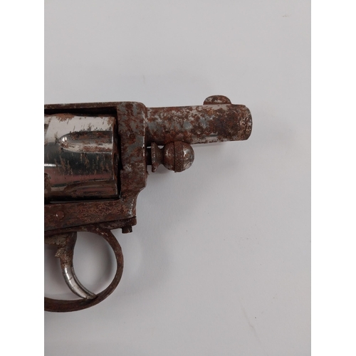 61 - Late 19th C. bulldog pistol. {14 cm L}.