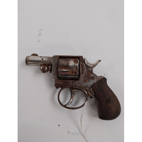 61 - Late 19th C. bulldog pistol. {14 cm L}.