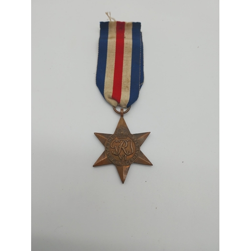 319a - Set of three WW II medals - War Medal 1939-1945 with Ribbon, France and Germany 1939 - 1945 Star wit... 