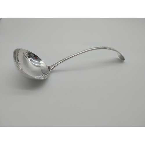 521a - EPNS ladle and serving spoon.