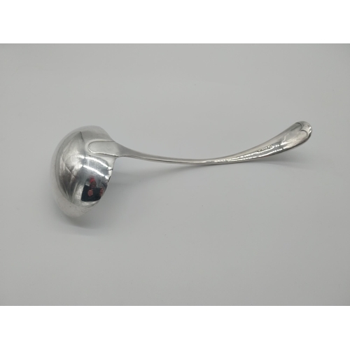 521a - EPNS ladle and serving spoon.