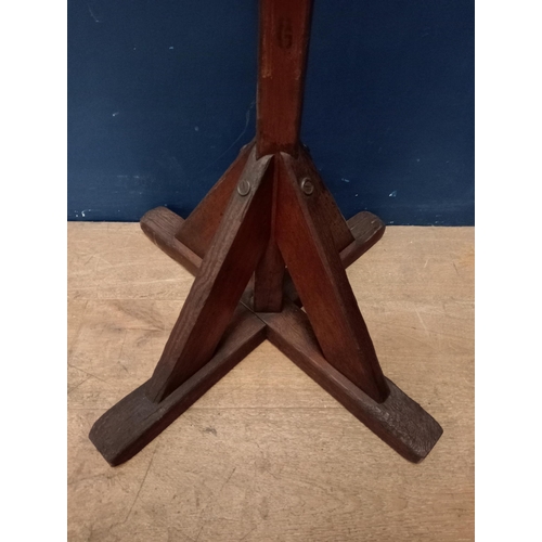 66 - 1950's school high jump stands {H 190cm x W 48cm x D 48cm }.{ not on site for viewing }.