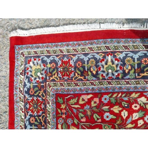 865 - Good quality Persian carpet square {340 cm L x 240 cm W}.