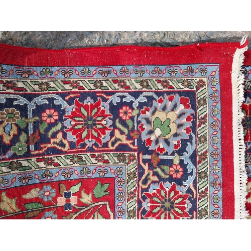 865 - Good quality Persian carpet square {340 cm L x 240 cm W}.