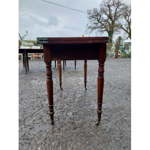 906 - 19th C. turn over leaf tea table {}.