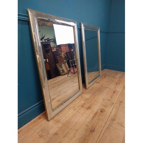 912 - Pair of decorative wall mirrors {107 cm H x 76 cm W].