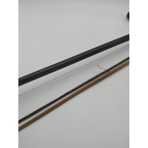 935 - Xinghai Chinese violin and bow. {82 cm L x 13 cm W x 10 cm D}.