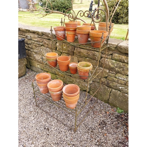 179 - Large collection of terracotta plant pots.
17Hcmx 18Wcm ,(biggest) 9Hcmx10Wcm(smallest) in collectio... 