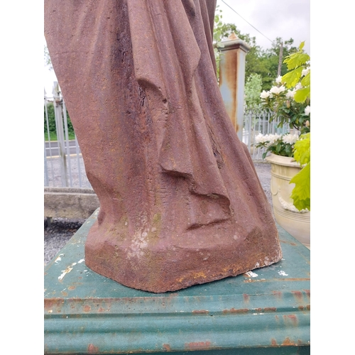 545 - Good quality cast iron statue of Venus de Milo {150 cm H x 48 cm W x 48 cm D}.