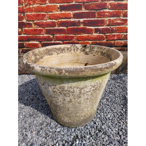 558 - Early 20th C. terracotta planter {46 cm H x 54 cm Dia.}.