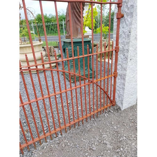 618 - 19th C. wrought iron entrance gate {155 cm H x 260 cm W}.