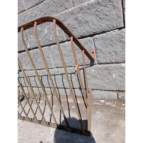 745 - Wrought iron hay feeder rectangle {H 60cm x W 98cm x D 46cm }.